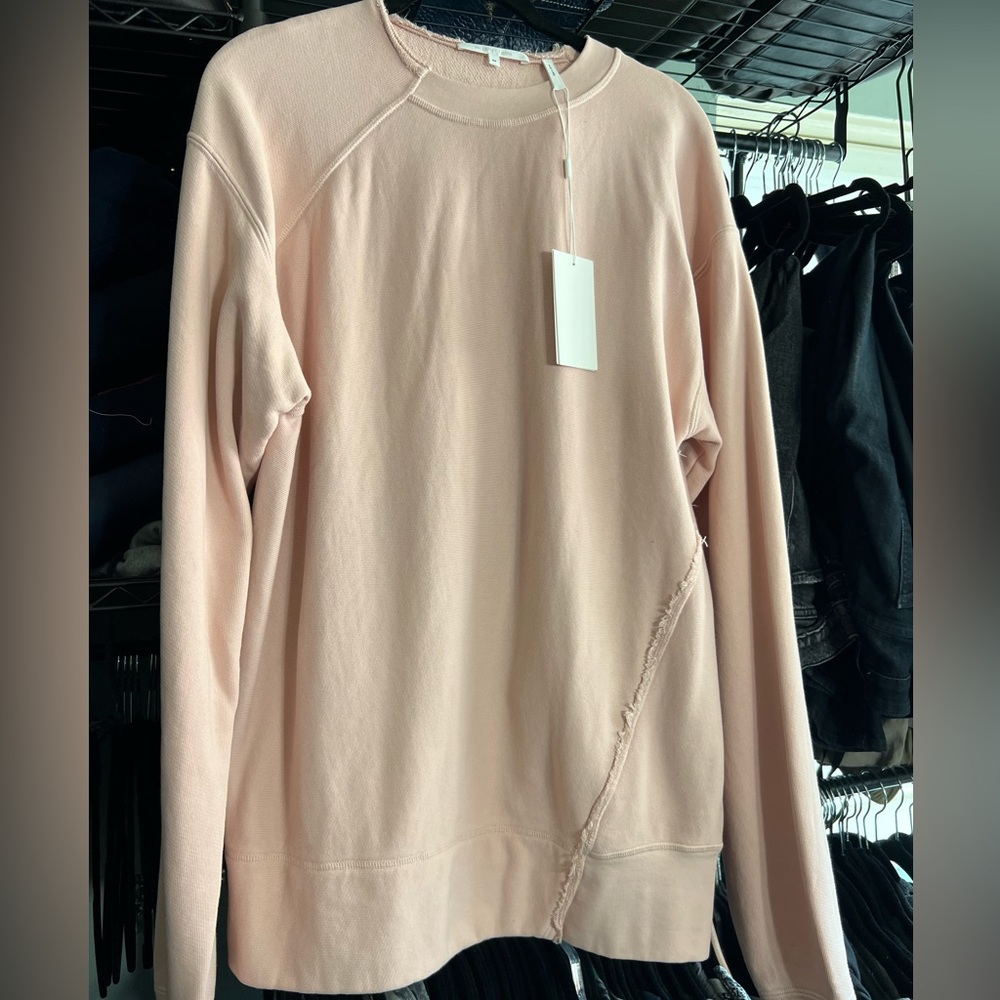 Helmet Lang pink sweatshirt- new with tags